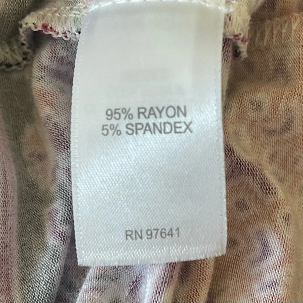 J. Jill Paisley Maxi Dress Pockets Scoop Neck Black Red Purple Orange Large Tall - Picture 11 of 16